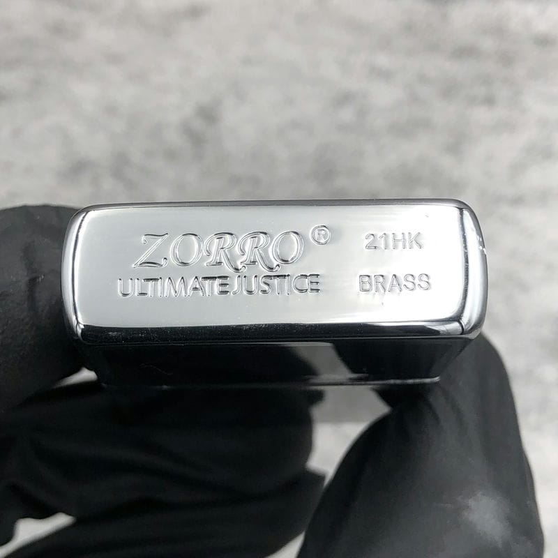 Bật lửa Zorro Ultimate Men Đen Viền Bạc - Z6007B - Hình ảnh 9