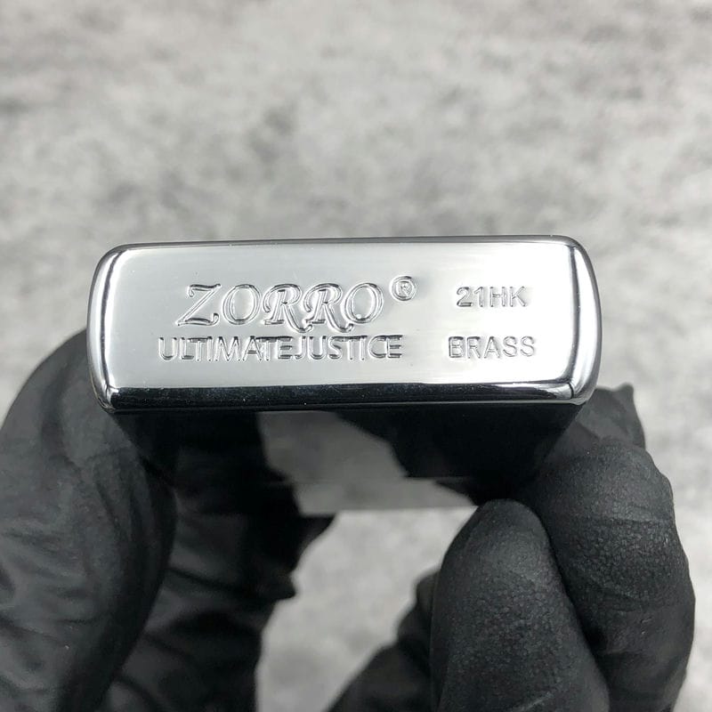 Bật lửa Zorro Ultimate Men Đen Viền Bạc - Z6007B - Hình ảnh 10