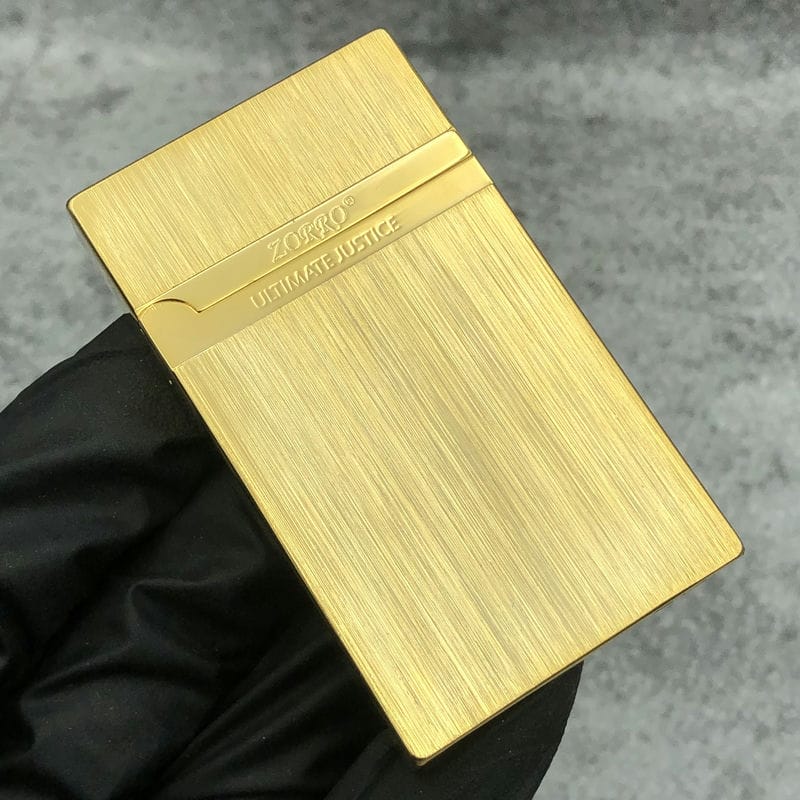 Bật lửa Zorro Vintage Kẻ Xước Vàng - Z643-001 - Hình ảnh 2