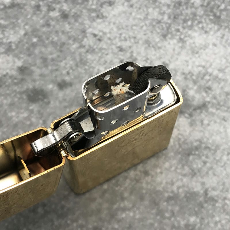 Bật lửa Zorro hoa văn Venetian viền ngang mạ vàng - Z92067C - Hình ảnh 7