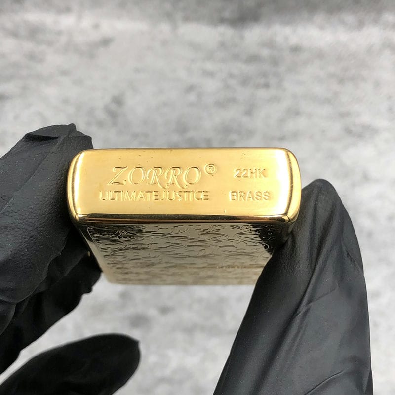 Bật lửa Zorro hoa văn Venetian viền ngang mạ vàng - Z92067C - Hình ảnh 10
