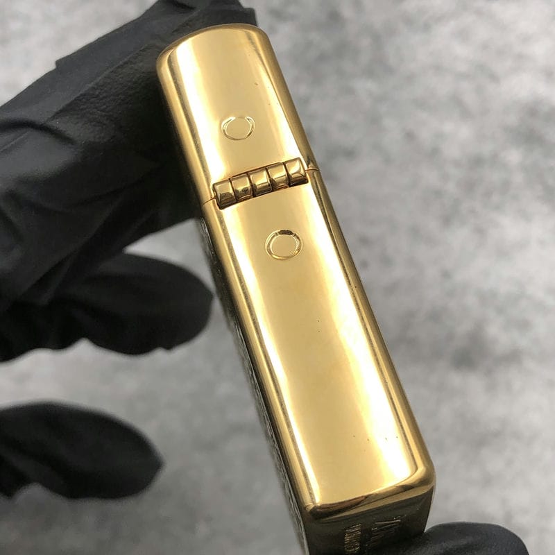 Bật lửa Zorro hoa văn Venetian viền ngang mạ vàng - Z92067C - Hình ảnh 5