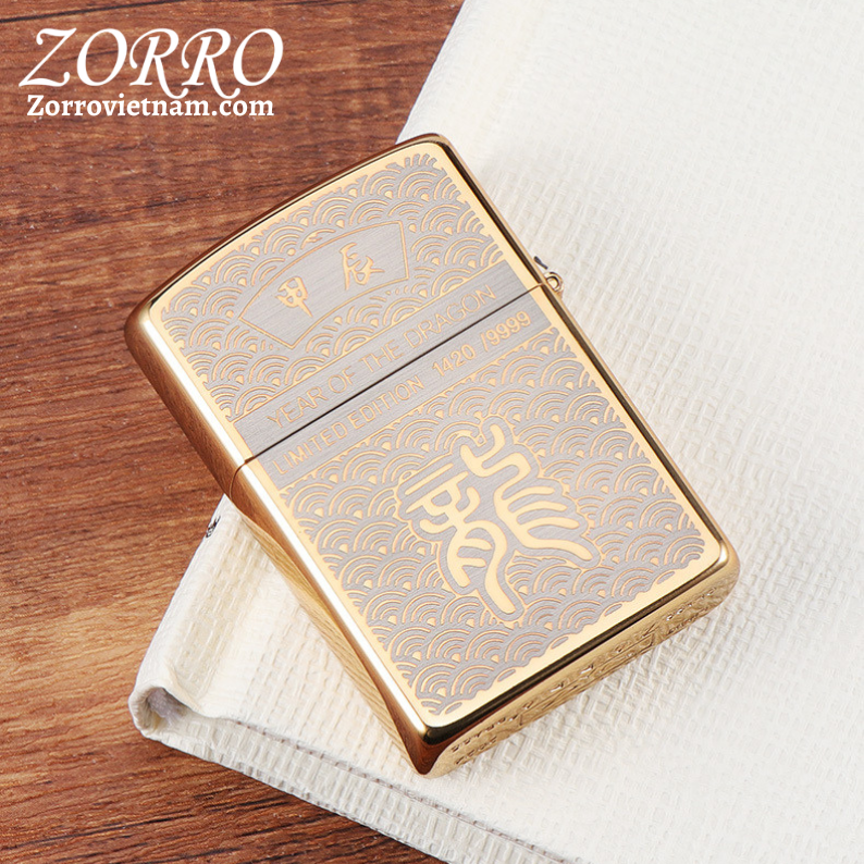 Bật lửa Zorro Hỏa Long Thiên Linh Giới Hạn 9999 Chiếc - Z22024 - Hình ảnh 4